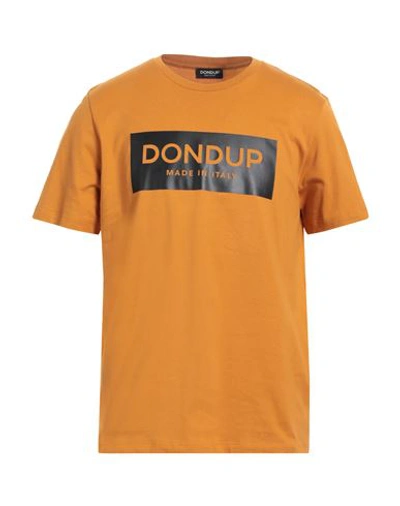 Dondup Man T-shirt Mandarin Size L Cotton