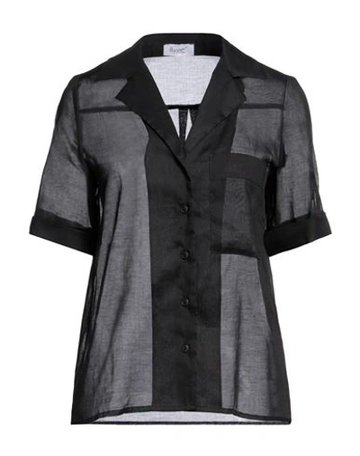 Hopper Woman Shirt Black Size 10 Cotton