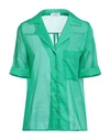 Hopper Woman Shirt Green Size 8 Cotton