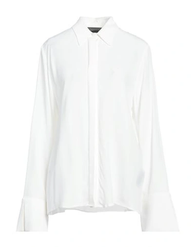 Federica Tosi Woman Shirt White Size 8 Acetate, Silk