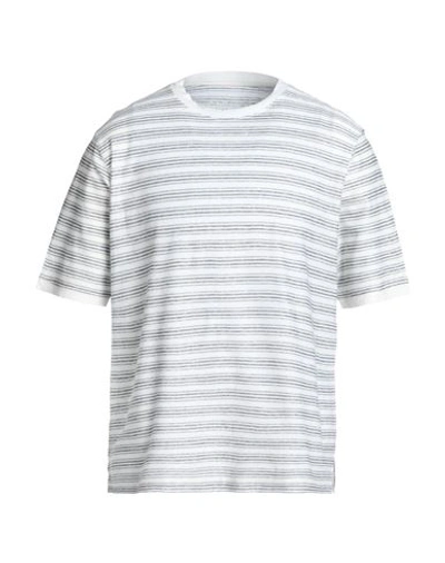 Circolo 1901 Man T-shirt Off White Size Xl Linen, Cotton