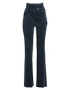 Jacquemus Woman Pants Navy Blue Size 10 Cupro, Elastane