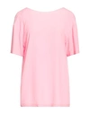 N°21 Woman Top Pink Size 8 Acetate, Silk