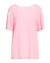 N°21 Woman Top Pink Size 6 Acetate, Silk