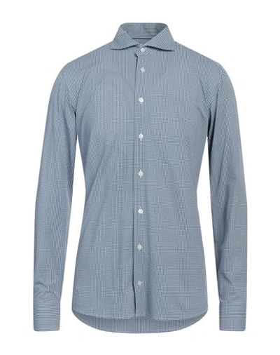 Eton Man Shirt Blue Size 17 Polyamide, Elastane