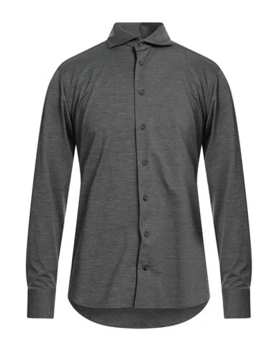 Eton Man Shirt Steel Grey Size 17 ½ Polyamide, Elastane