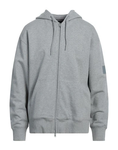 Y-3 Man Sweatshirt Grey Size M Organic Cotton, Elastane