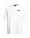 Dsquared2 Man T-shirt White Size M Cotton In White