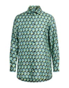 Botter Blue Printed Shirt In Blue