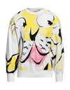 KENZO KENZO MAN SWEATSHIRT YELLOW SIZE XL COTTON, ELASTANE