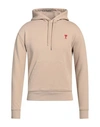 Ami Alexandre Mattiussi Man Sweatshirt Beige Size S Organic Cotton