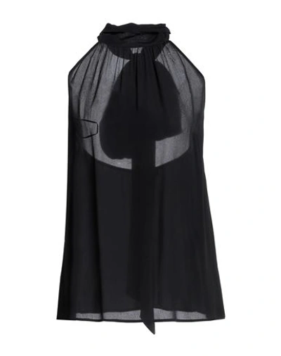 Pinko Woman Top Black Size L Viscose