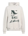 Bally White Cotton Sweatshirt In Grey