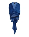 Pinko Woman Top Blue Size 4 Polyester