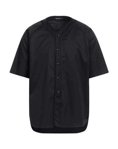 Giorgio Armani Man Shirt Black Size 17 Cotton