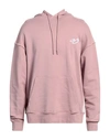 NUMERO 00 NUMERO 00 MAN SWEATSHIRT PASTEL PINK SIZE L COTTON