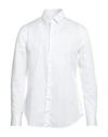 Giorgio Armani Logo Long-sleeved Shirt In White