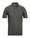 Bellwood Man Polo Shirt Military Green Size 38 Cotton