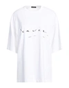 Ann Demeulemeester Woman T-shirt White Size L Cotton In White