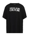 Versace Jeans Couture T-shirt With Logo In Black