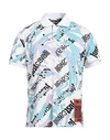 Just Cavalli Man Polo Shirt White Size Xxl Cotton, Viscose, Polyamide, Elastane In White