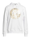 Just Cavalli Man Sweatshirt White Size 3xl Cotton In White