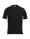 Kired Man T-shirt Black Size 36 Cotton, Elastane In Black
