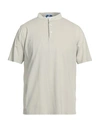 Kired Man T-shirt Light Grey Size 38 Cotton