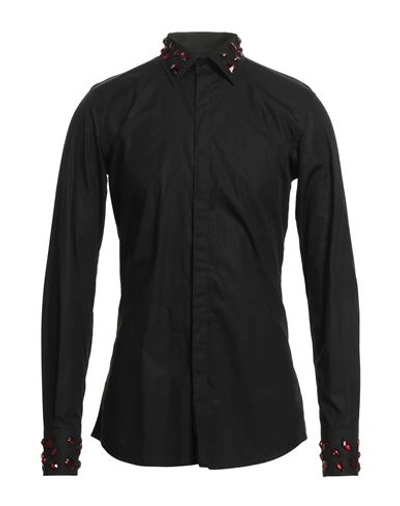 Dolce & Gabbana Man Shirt Black Size 15 ½ Cotton