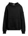A Paper Kid Logo-embroidered Cotton Hoodie In Black