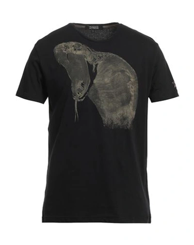 Trussardi Action Man T-shirt Black Size Xxl Cotton
