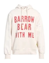 Barrow Man Sweatshirt Beige Size M Cotton In Beige