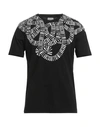 Marcelo Burlon County Of Milan Marcelo Burlon Man T-shirt Black Size S Cotton In Black