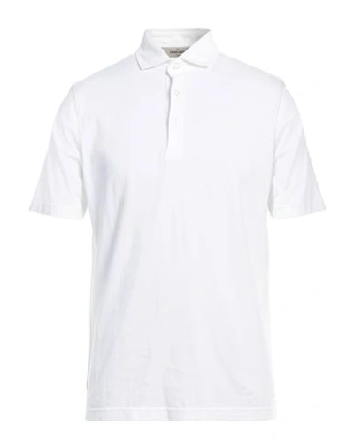 Gran Sasso Man Polo Shirt White Size 48 Cotton In White