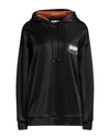 Oof Woman Sweatshirt Black Size L Polyester, Cotton In Black