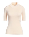 Stella Mccartney Woman T-shirt Beige Size S Viscose, Polyamide, Elastane