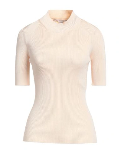 Stella Mccartney Woman T-shirt Beige Size Xxs Viscose, Polyamide, Elastane In Beige