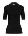 Stella Mccartney Woman T-shirt Black Size M Viscose, Polyamide, Elastane