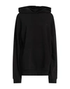 Matinee Matineé Woman Sweatshirt Black Size M Cotton, Polyamide In Black