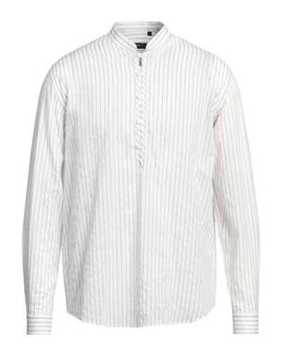 Liu •jo Man Man Shirt White Size Xl Cotton, Viscose
