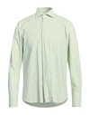 Ghirardelli Man Shirt Green Size 17 ½ Polyamide, Elastane In Green