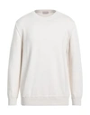 Altea Man Sweatshirt Ivory Size M Cotton In White