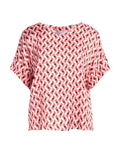 Emma & Gaia Woman Top Pink Size 8 Viscose