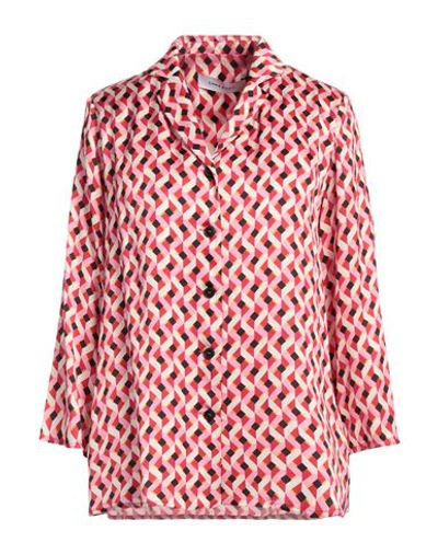 Emma & Gaia Woman Shirt Red Size 6 Viscose