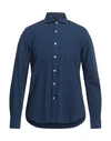 Ghirardelli Man Shirt Blue Size 17 Cotton