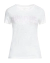 Majestic Filatures Woman T-shirt White Size 1 Linen, Elastane In White