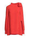 VALENTINO VALENTINO GARAVANI WOMAN TOP RED SIZE 4 SILK