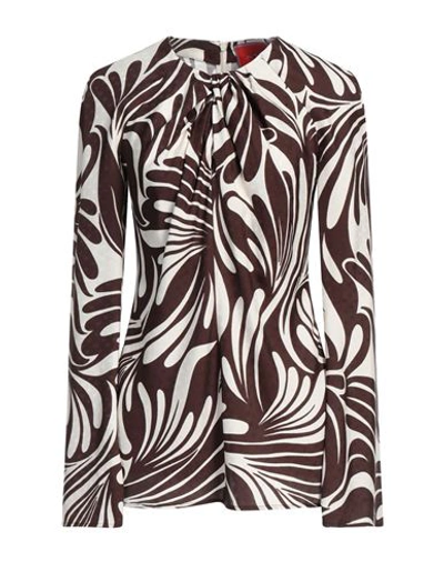 La Doublej La Double J. Woman Top Dark Brown Size M Viscose