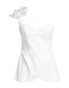 Chiara Boni La Petite Robe Woman Top White Size 4 Polyamide, Elastane