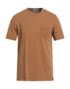 DRUMOHR DRUMOHR MAN T-SHIRT CAMEL SIZE M COTTON